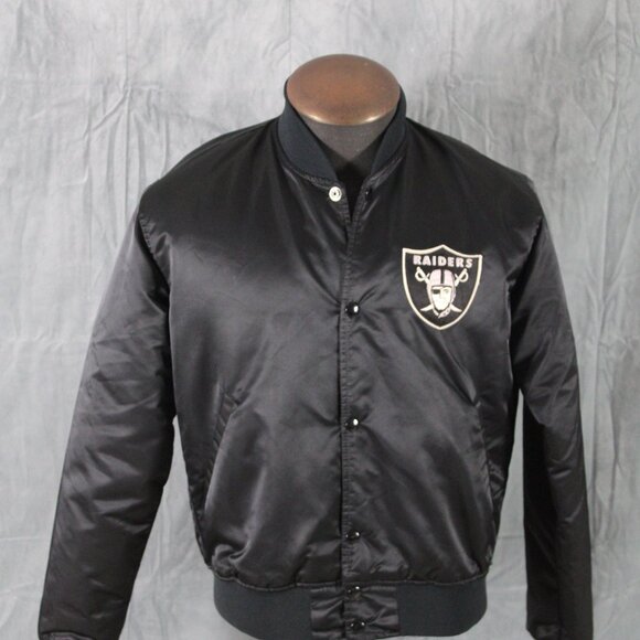 LA Raiders Jacket (VTG) - Satin Classic by Starter - Men's Medium - Picture 3 of 10